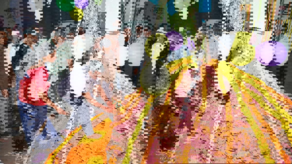 येवला शहरात असे झाले होलिका दहन...