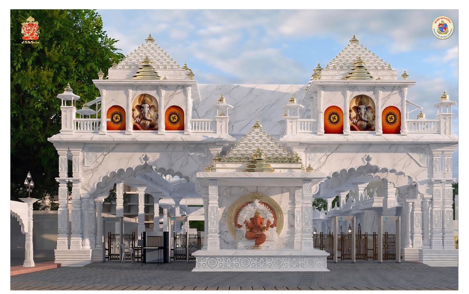 मुंबईच्या सिद्धिविनायक मंदिराला मिळणार नवं रूप...  सुशोभीकरण प्रकल्पाचे भूमिपूजन...  बघा, असा असेल मंदिर परिसर...